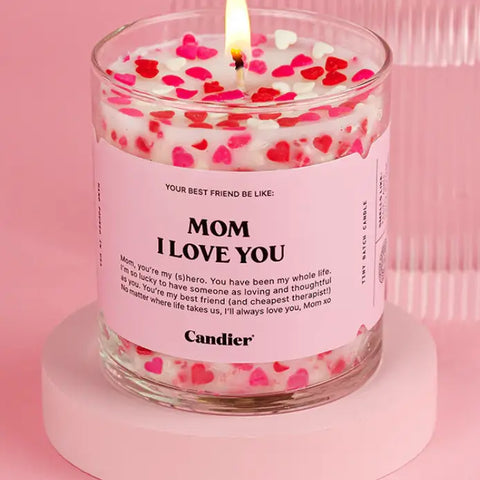 Mom, I Love You Candle