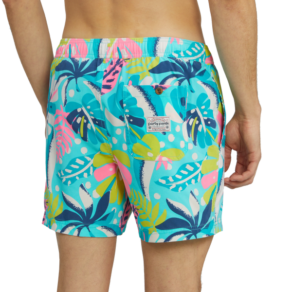Party Pants Bermuda Swim Trunks
