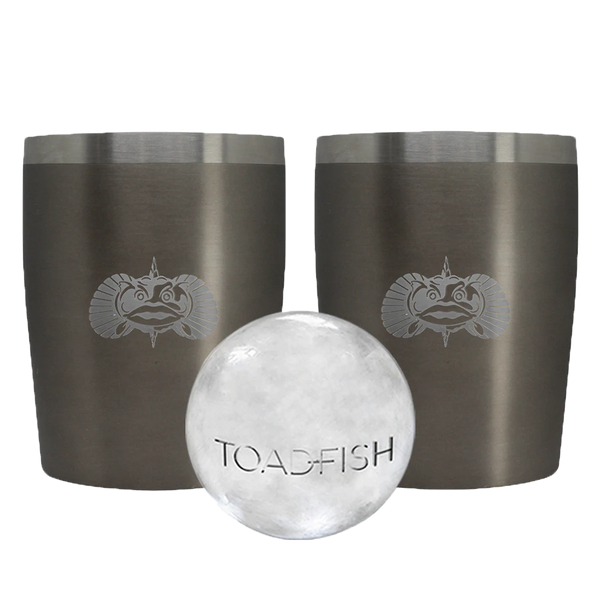 Toadfish Outfitter Rocks 2-Pack Set + Ice Tray