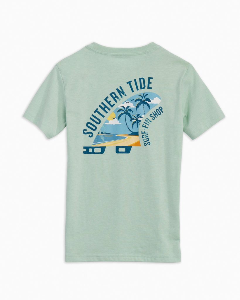 Boy's Southern Tide Surf Fin Shop SS Tee – Southern Hanger