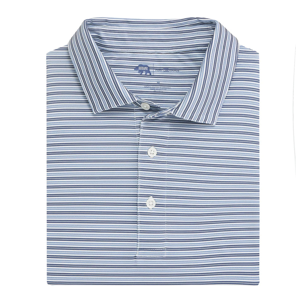 Onward Reserve Wedge Stripe Performance Polo