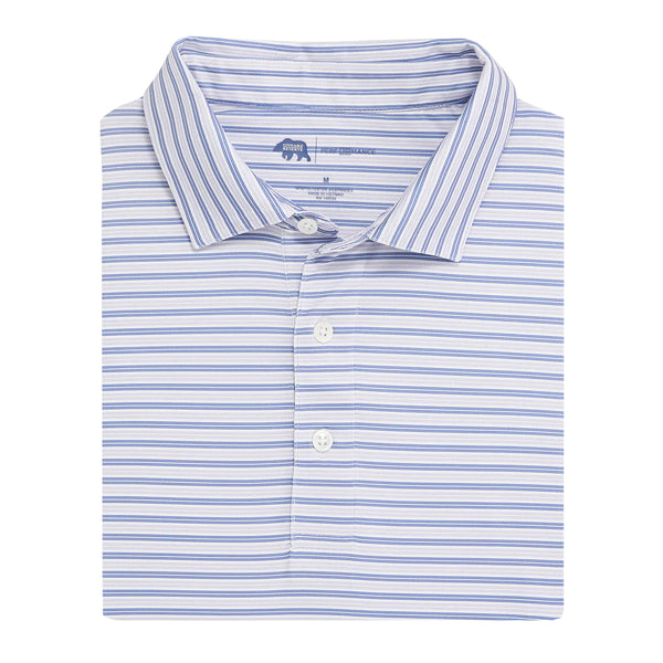 Onward Reserve Wedge Stripe Performance Polo