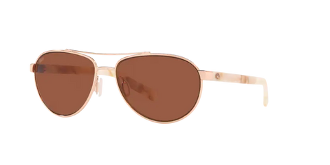 Costa Del Mar Rose Gold/ Copper 580P Sunglasses