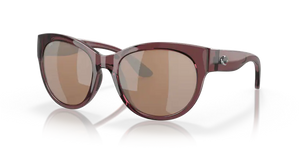 Costa Del Mar Maya Shiny Urchin Crystal/ 580G Copper Silver Mirror Sunglasses