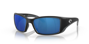 Costa Del Mar Blackfin Matte Black/ Blue 580P Sunglasses