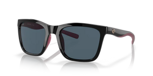 Costa Del Mar Panga Shiny Black/ Crystal/ Fuchsia/ Gray 580P Sunglasses