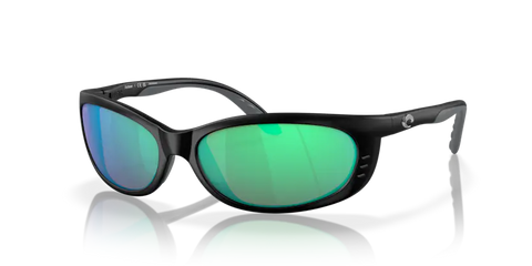 Costa Del Mar Fathom Matte Black/ Green 580G Sunglasses