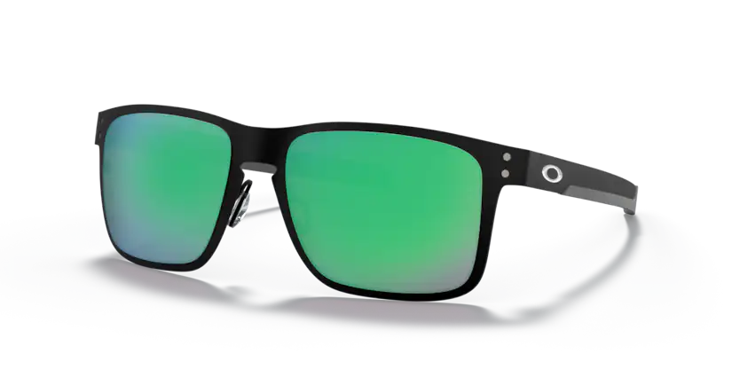 Oakely Holbrook Matte Black/Jade Iridium Sunglasses