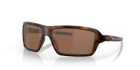 Oakley Cables Brown Tortoise/ Prizm Tungsten Polarized Sunglasses