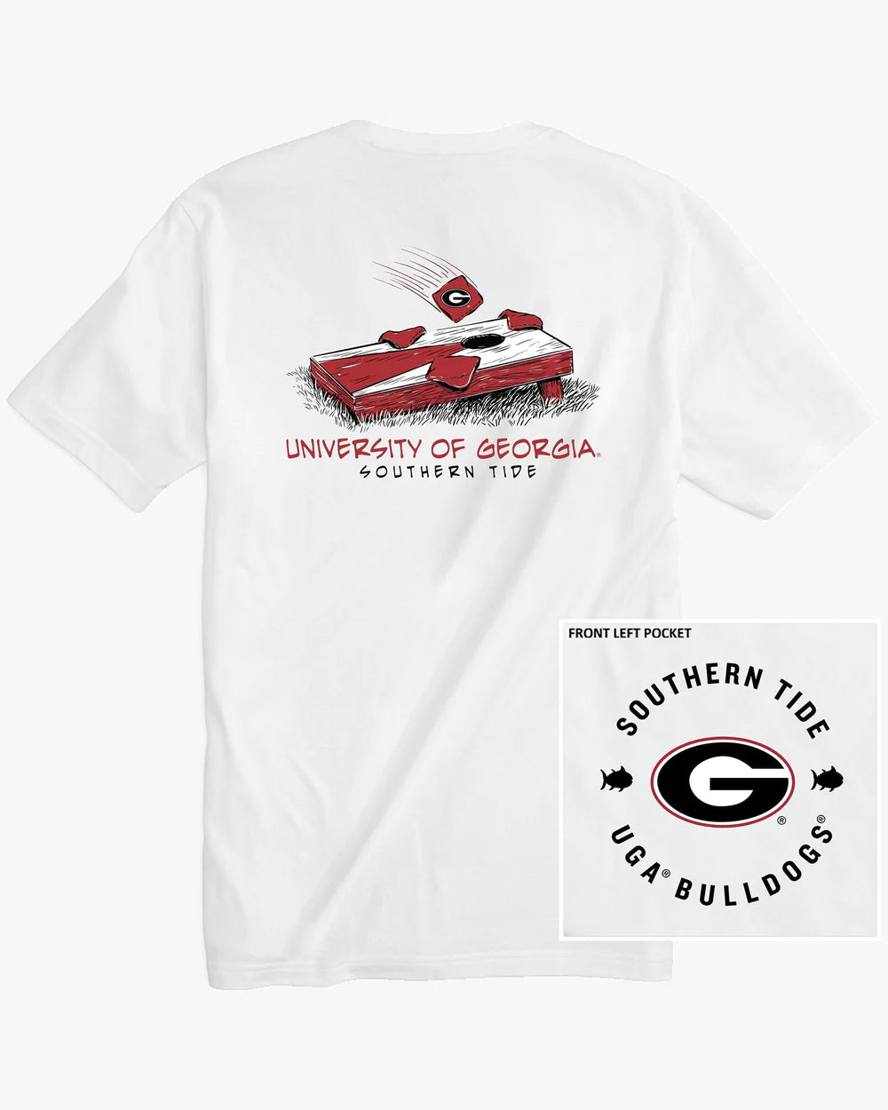 Southern Tide Georgia's Oval SS Tee