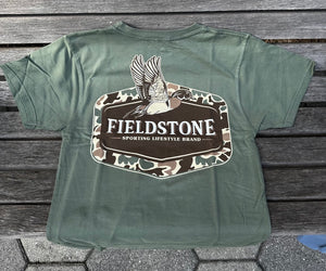 Fieldstone Camo Wood Duck SS Tee