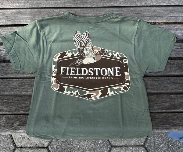 Fieldstone Camo Wood Duck SS Tee