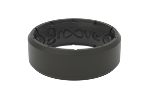 Groove Life Edge Black Silicone Ring