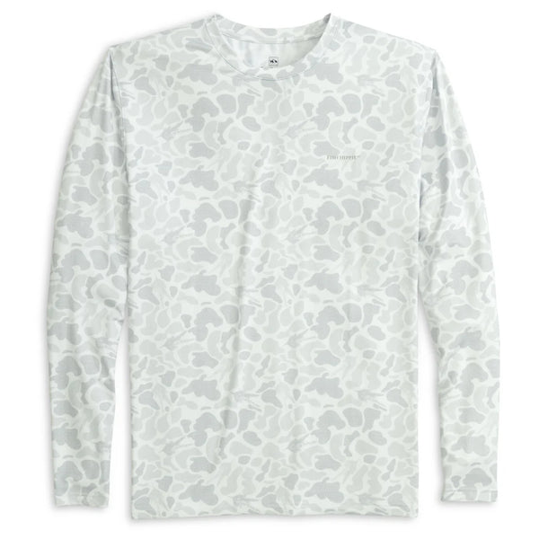 Fish Hippie Fly Camo Performance Crew