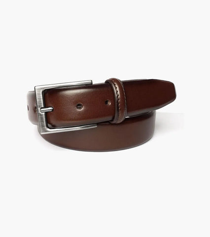Florsheim 33mm Brown/Silver Belt