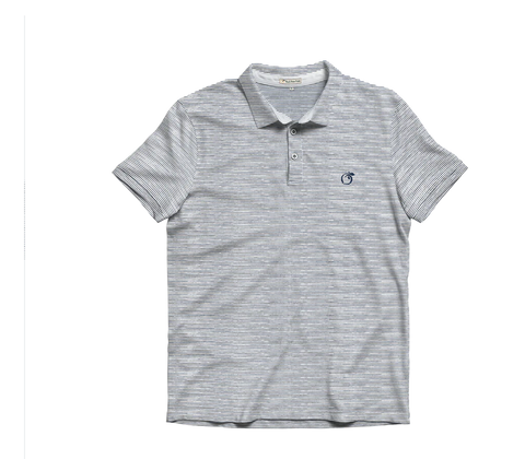 Youth Peach State Pride Beech Navy & White Performance Polo