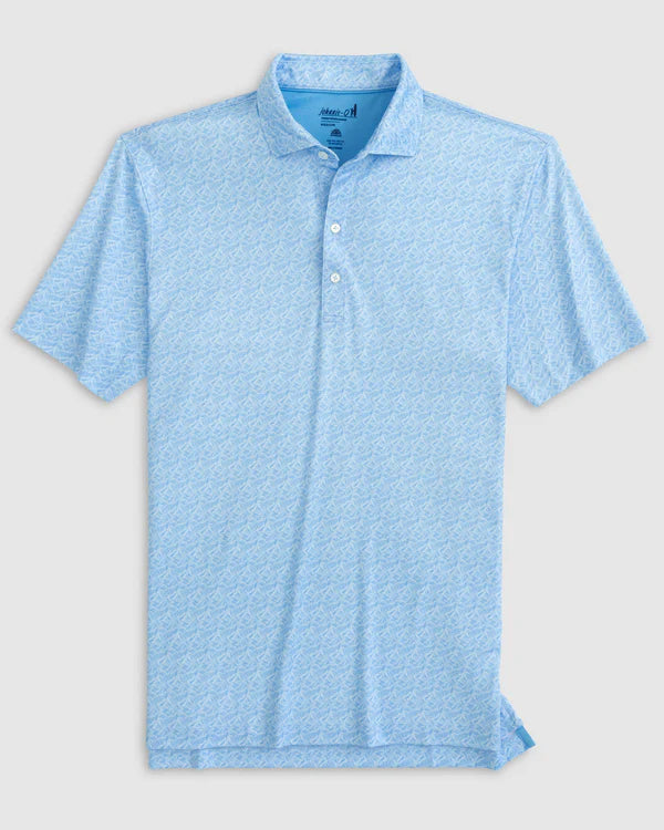 Johnnie-O Pasco Printed Performance Polo
