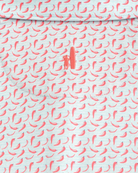 Johnnie-O Chili Pepper Printed Performance Polo