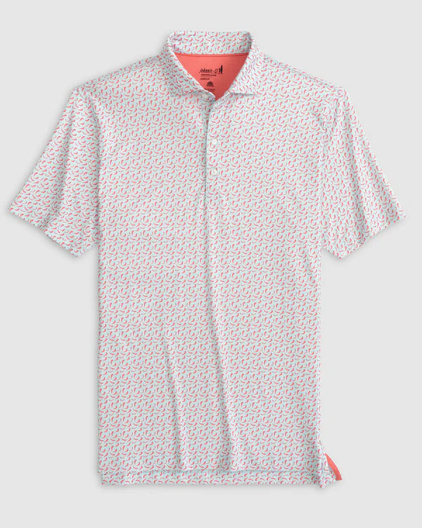 Johnnie-O Chili Pepper Printed Performance Polo