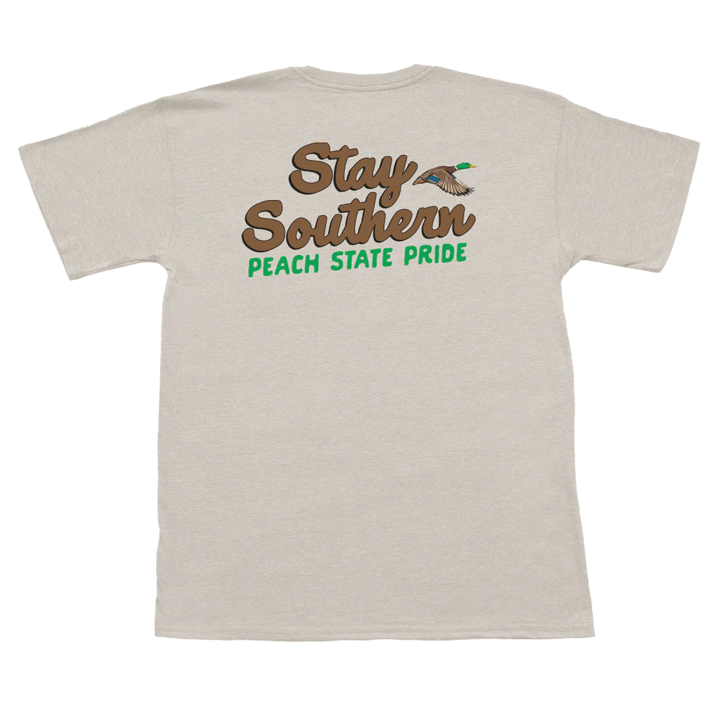 Peach State Pride Stay Southern Duck SS Tee