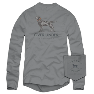 Over Under Sketched Logo LS Tee