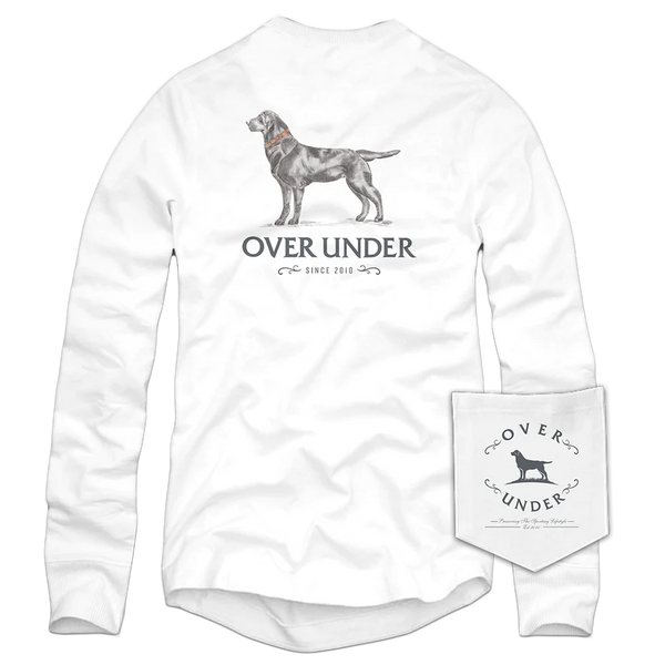 Over Under Sketched Logo LS Tee