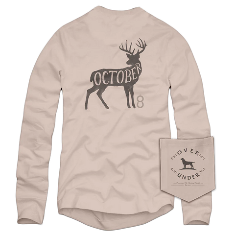 Over Under October Whitetail LS Tee
