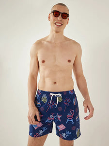 Chubbies Patriotic Lights Swim Trunks