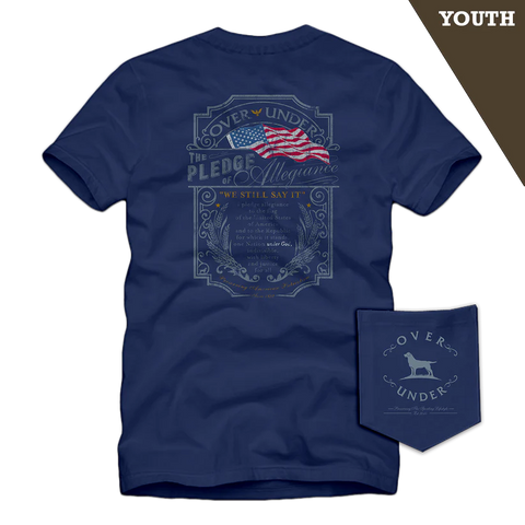 Youth Over Under Pledge of Allegiance SS Tee