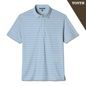 Youth Over Under Coastal Breeze Performacne Polo