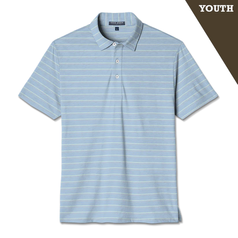 Youth Over Under Coastal Breeze Performacne Polo