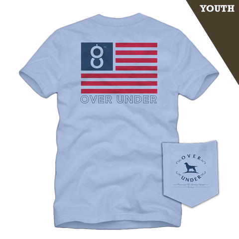 Youth Over Under Double Barrel American SS Tee