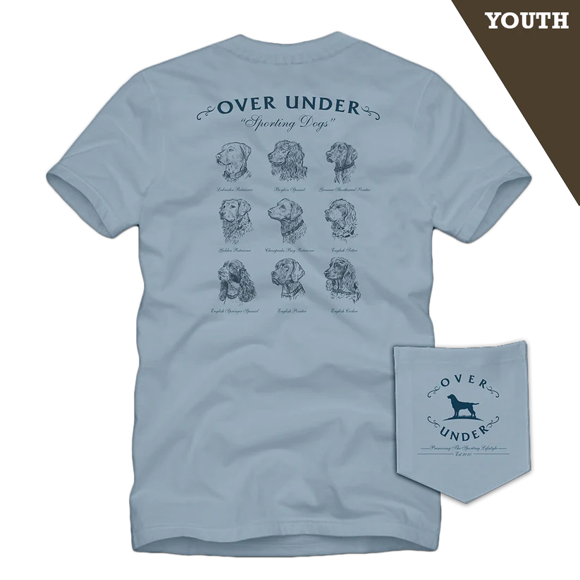 Youth Over Under Sporting Dog SS Tee