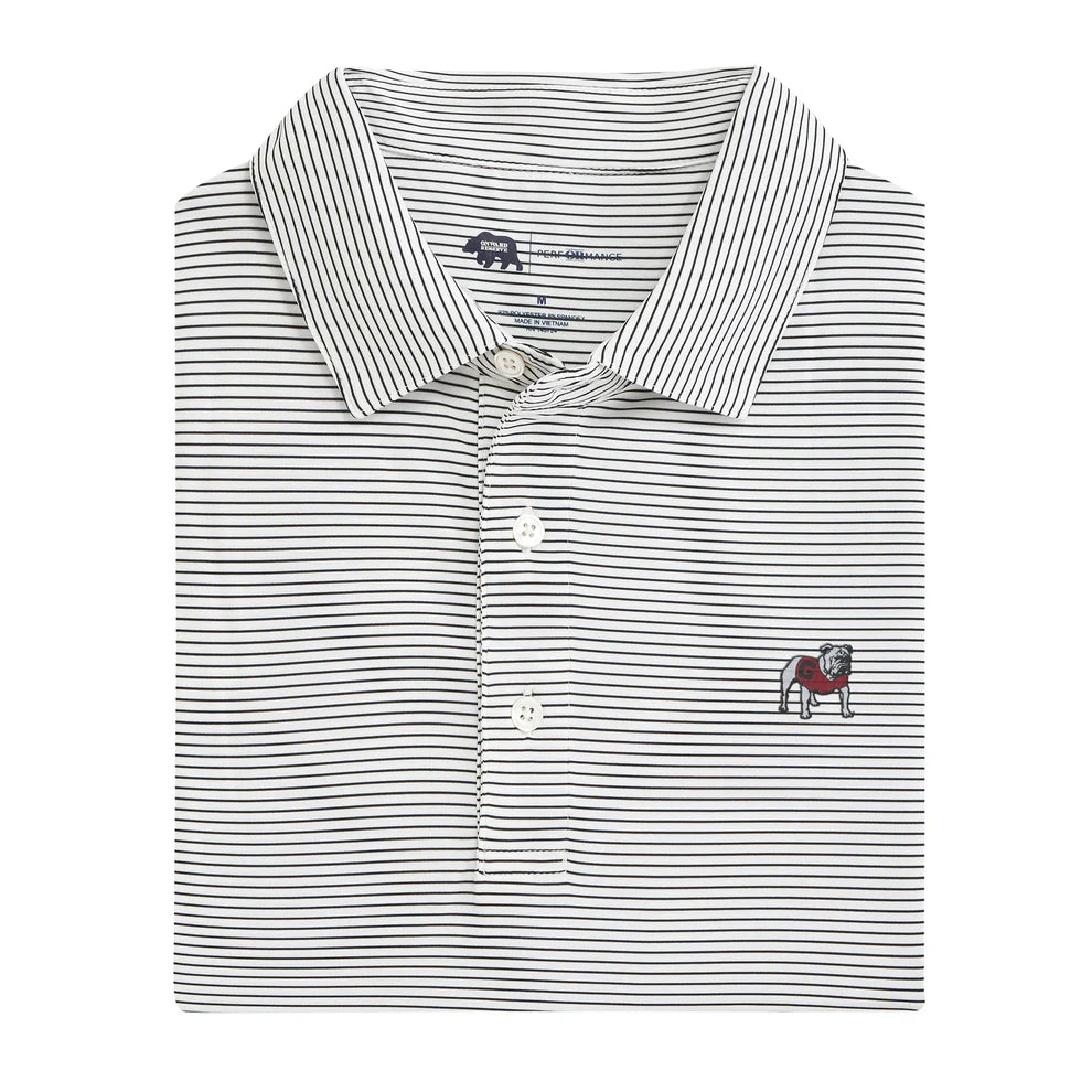 Onward Reserve UGA Birdie Stripe Performance Polo