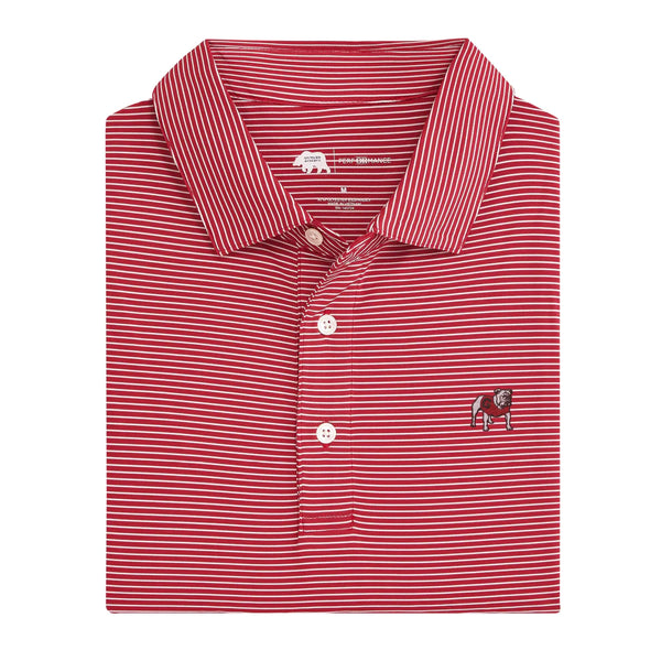 Onward Reserve UGA Birdie Stripe Performance Polo