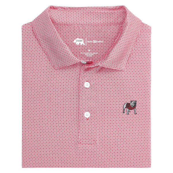 Onward Reserve Range Printed Standing Bulldog Performance Polo