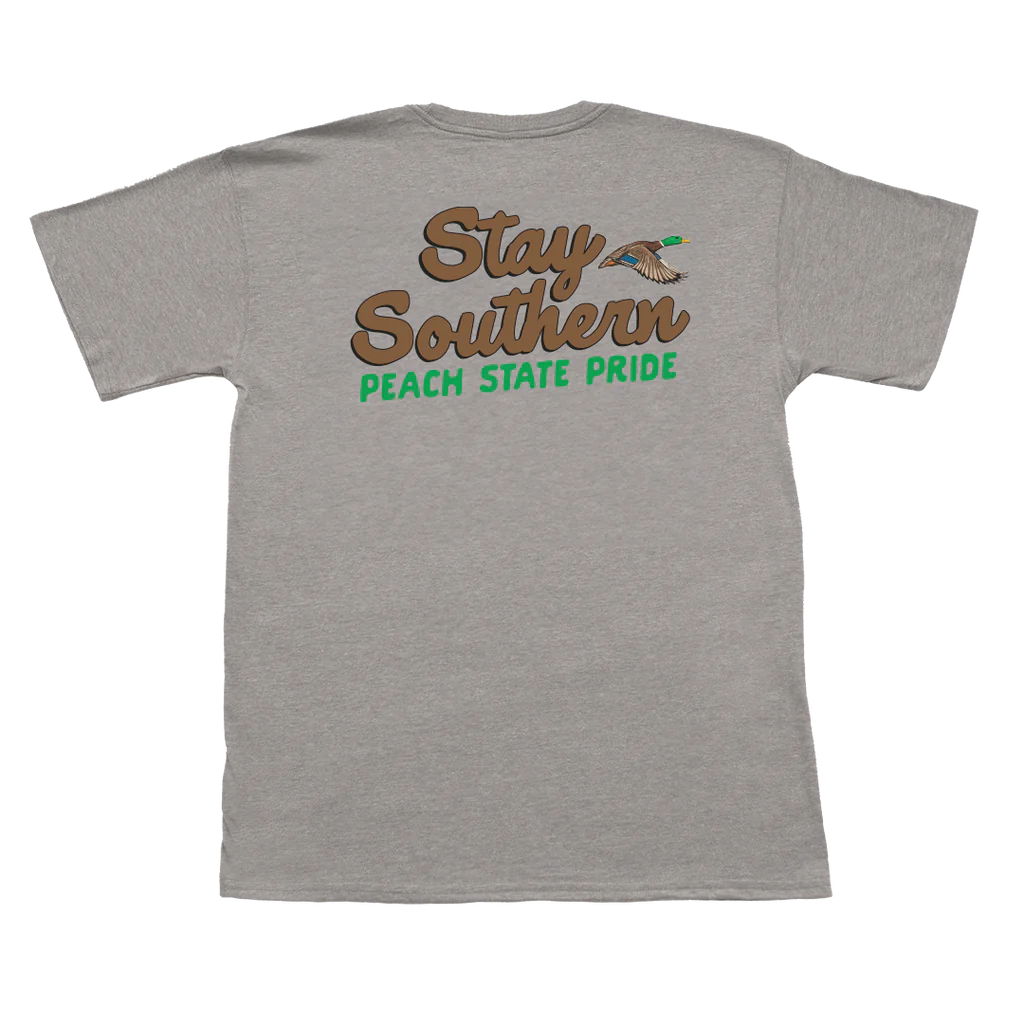 Youth Peach State Pride Stay Southern Duck SS Tee