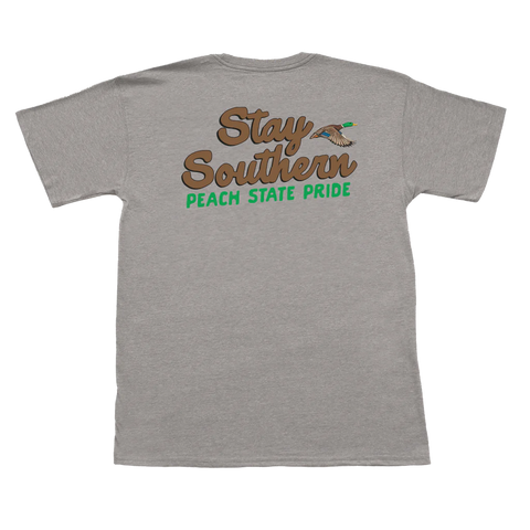 Youth Peach State Pride Stay Southern Duck SS Tee