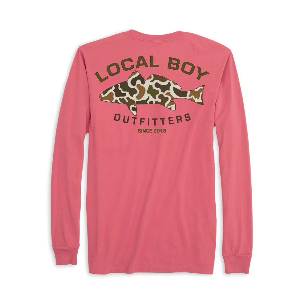 Youth Local Boy Outfitter Vintage Redfish LS Tee