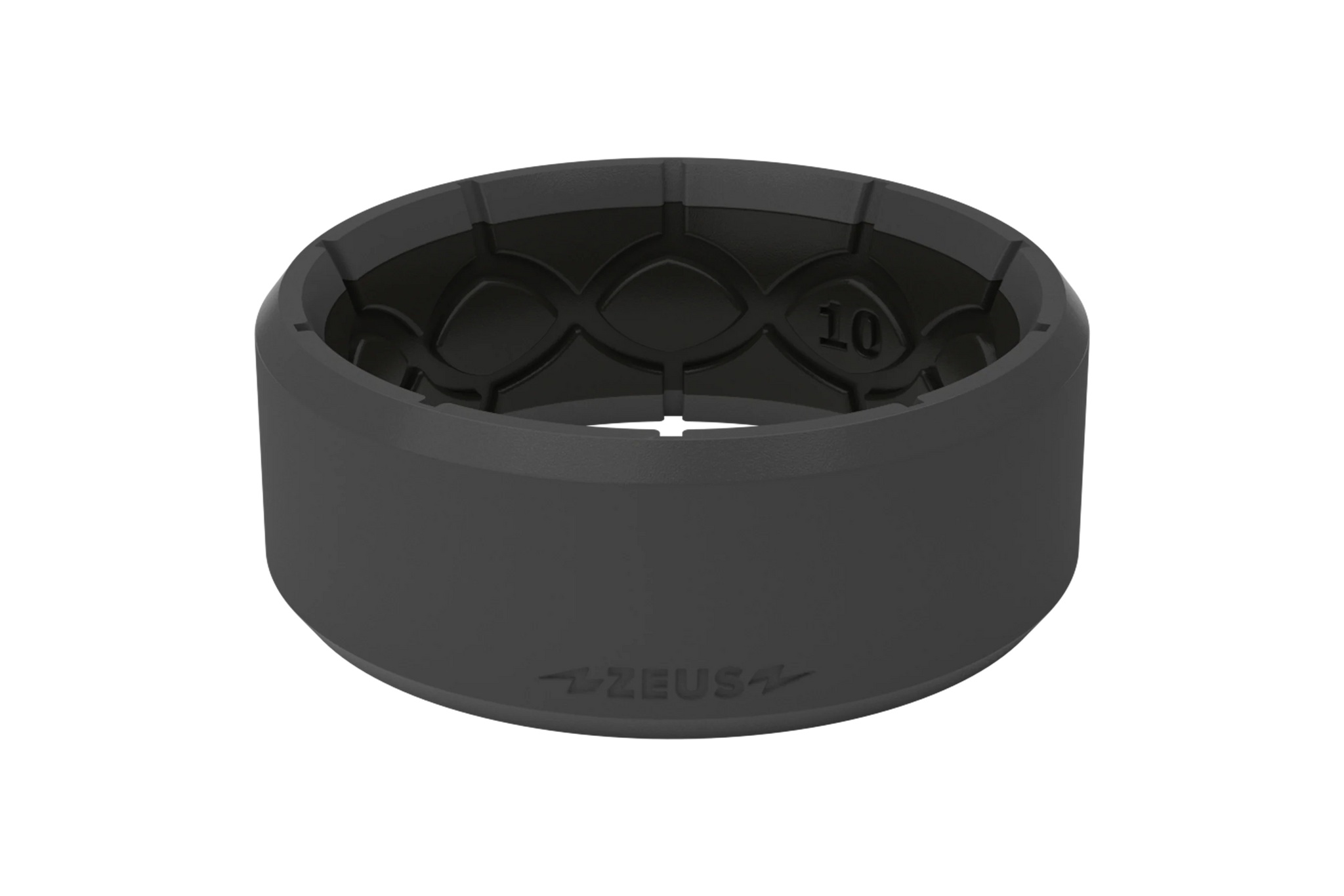 Groovelife Zeus Edge Deep Stone Silicone Ring