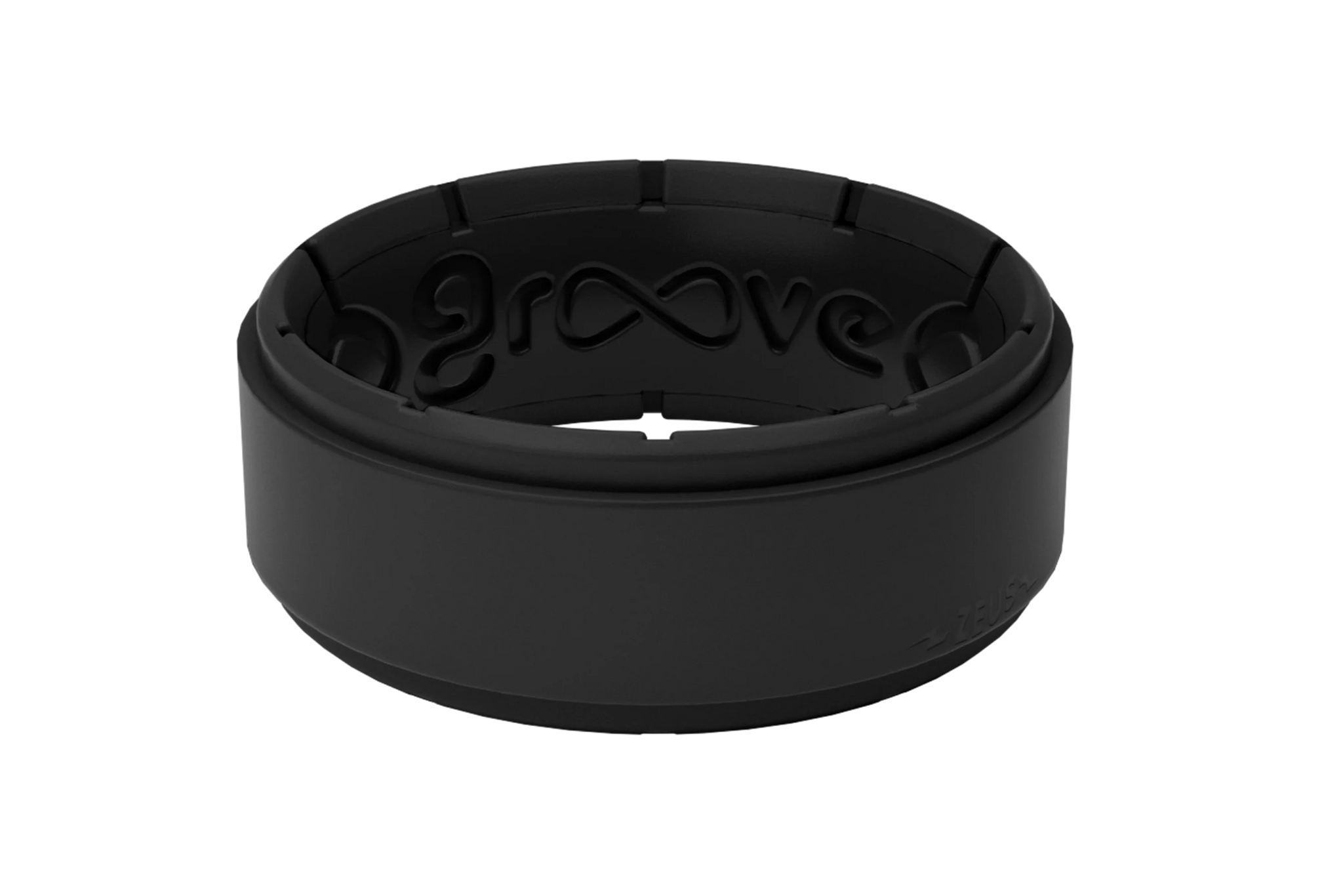 Groovelife Zeus Midnight Black Silicone Rings