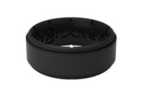 Groovelife Zeus Midnight Black Silicone Rings