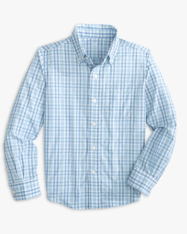 Youth Southern Tide Haywood Plaid Sportshirt