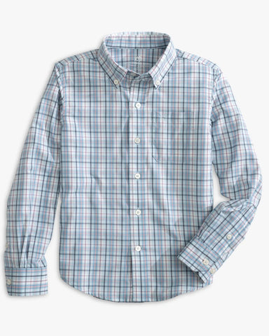 Youth Southern Tide Patton Plaid Sportshirt