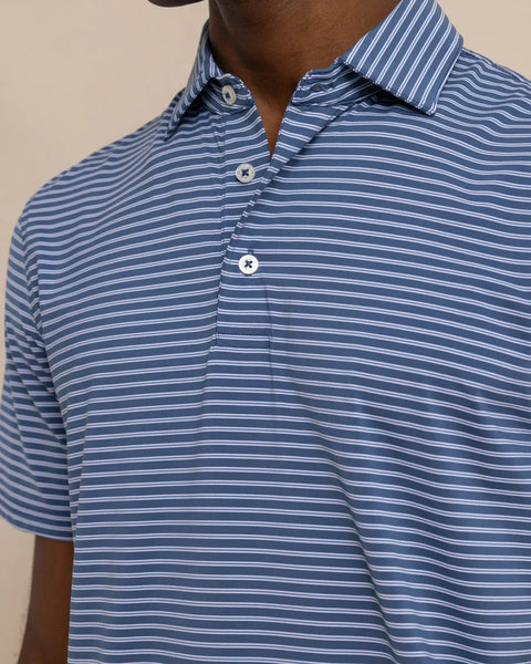 Southern Tide Brrr Beattie Stripe Performance Polo