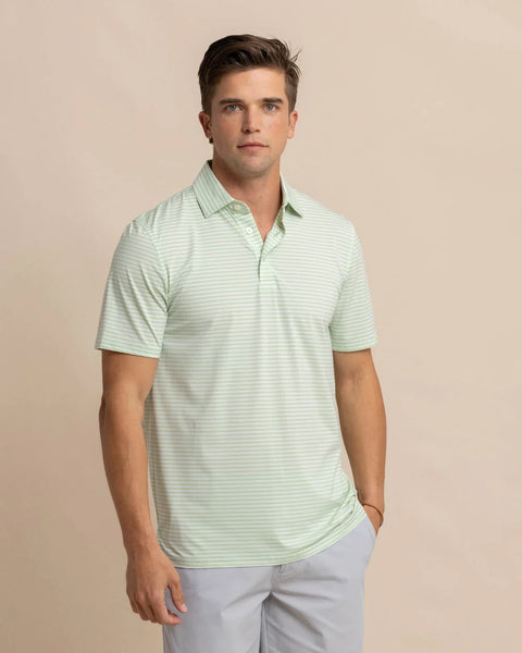 Southern Tide Brrr Beattie Stripe Performance Polo