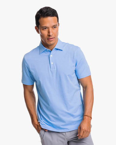 Southern Tide Brreeze Performance Heather Polo