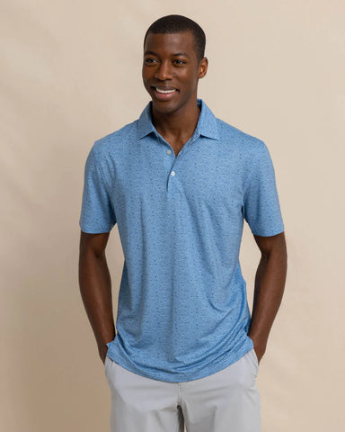 Southern Tide Driver Let's go Clubbin' Performance Polo