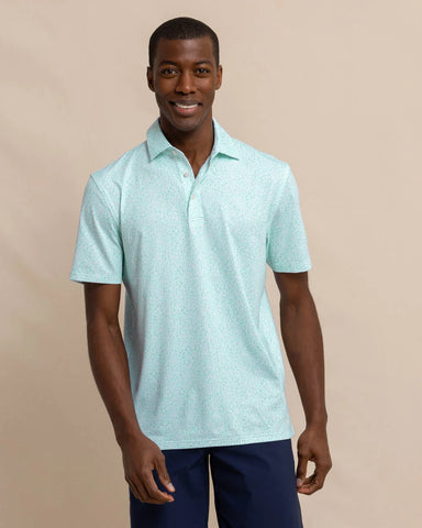Southern Tide That Floral Feeling Performance Polo
