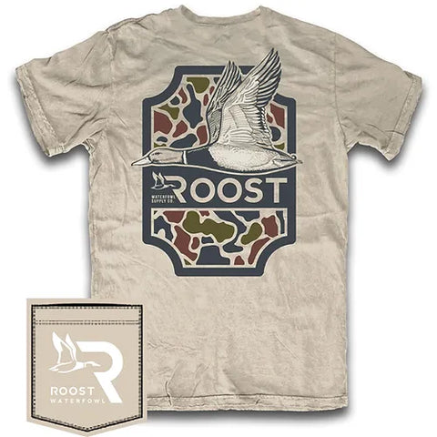 Youth Roost Camo Shield SS Tee